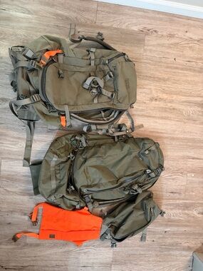 Mystery Ranch Ultimate Hunt Bundle Beartooth 80, Sawtooth 45 sling straps frame